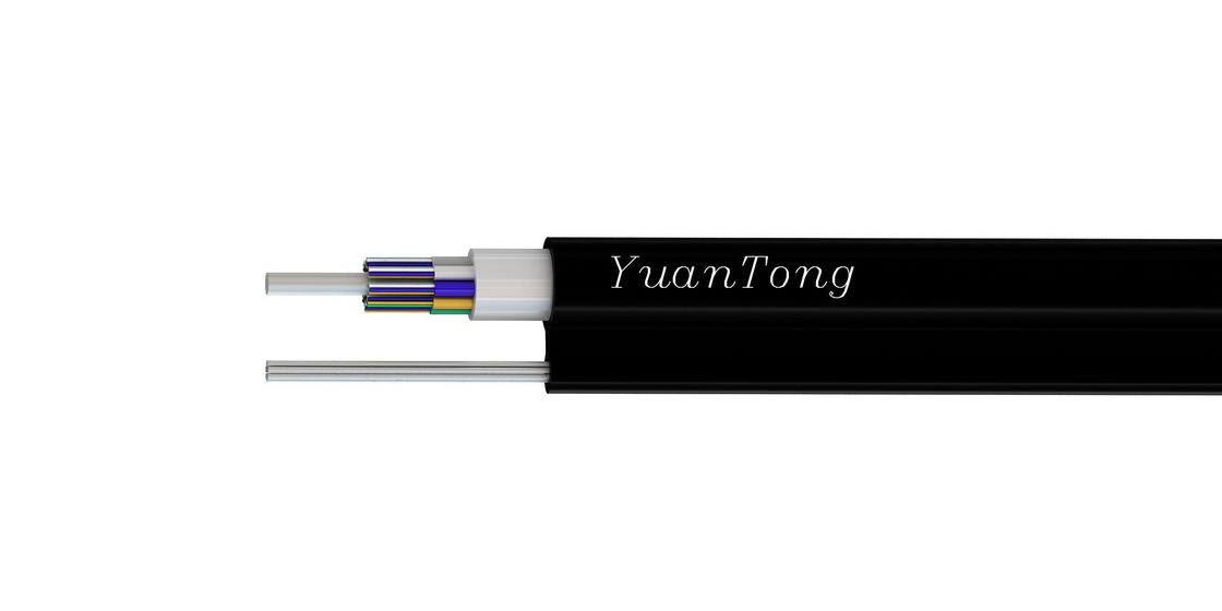 YTTX GYTC8A/GYTC8S 6 12 24 36 42 48 72 144 Hình ảnh không gian lõi 8 cáp sợi quang