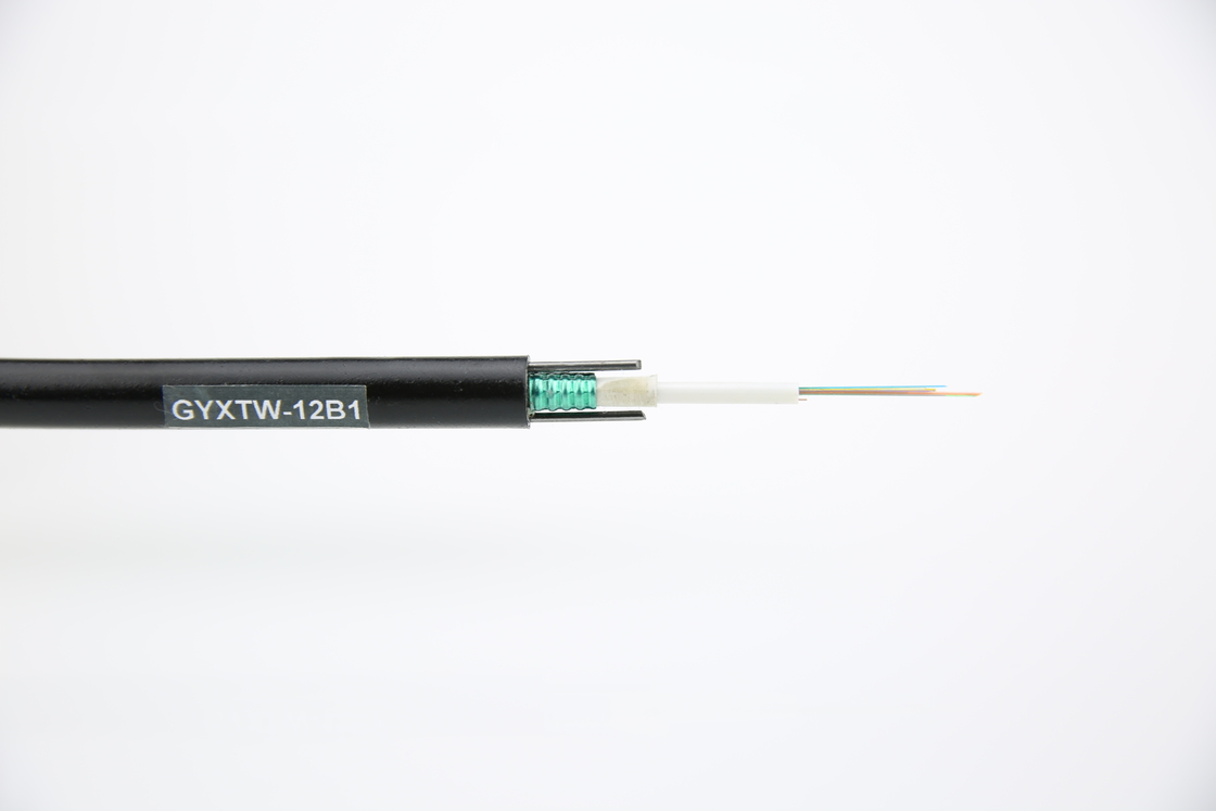 Cáp quang sợi ngoài trời GYXTW 12 lõi Uni-tube Light Aerial Armored Single Mode