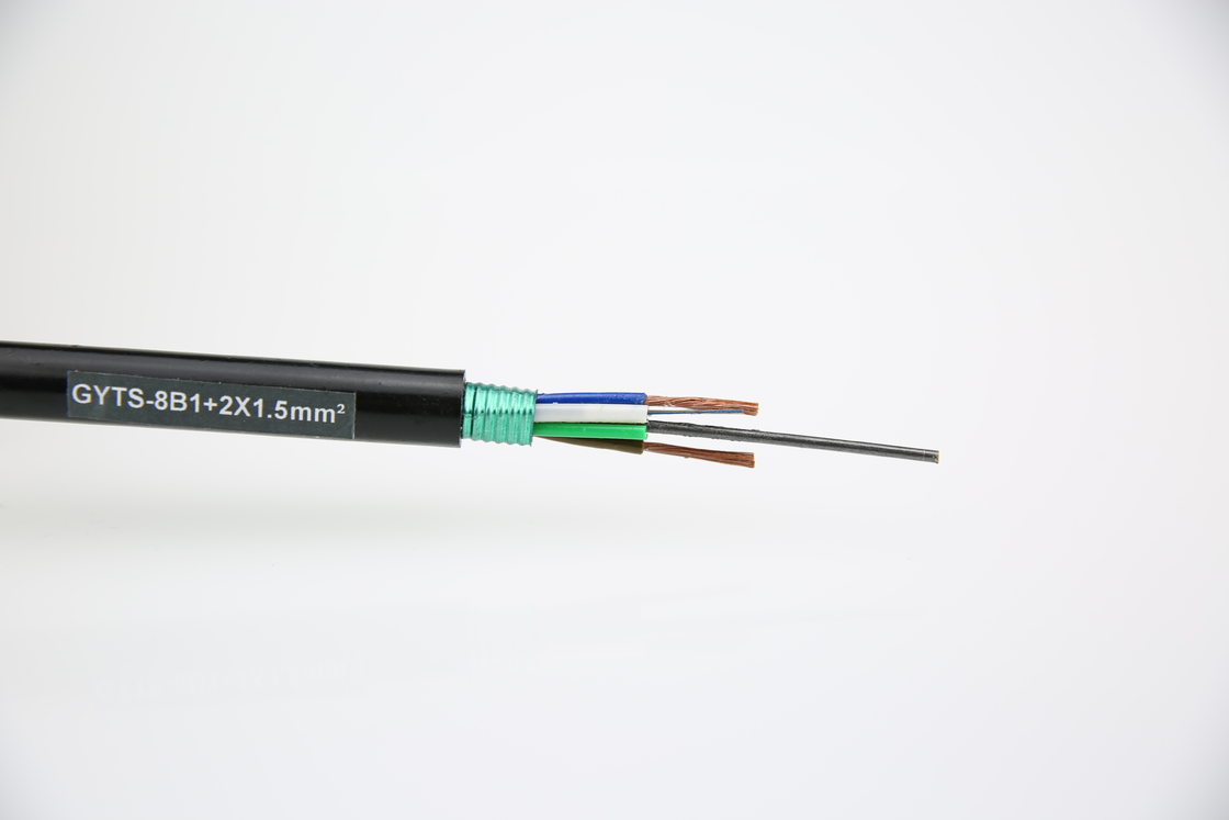 Cáp quang thép giáp ngoài trời GYTS 2-144f Loose Tube Stranded Type