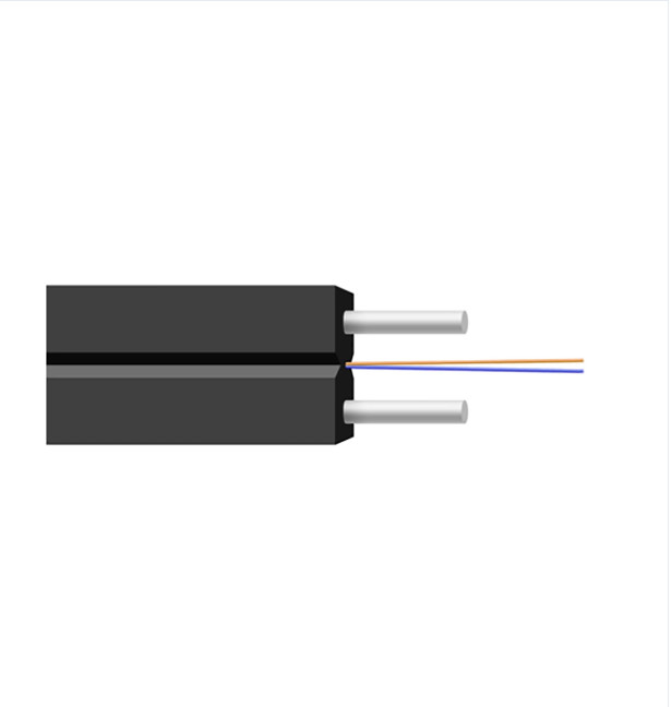 GJXH 2 lõi FTTH trong nhà LZSH lớp vỏ cáp sợi quang cáp thả