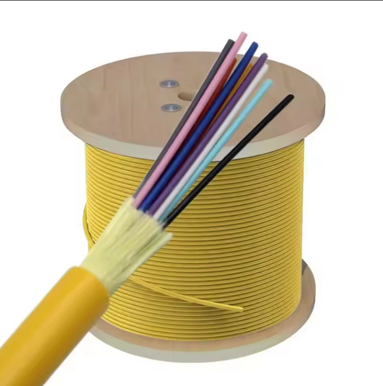 Tight Buffe PVC LSZH lồng trong nhà cáp quang GJFJV 4-48 lõi