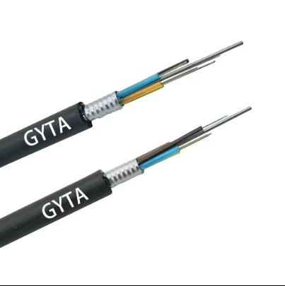 Cáp dưới lòng đất ngoài trời GYTA 144 Cáp quang sợi lõi ống lỏng