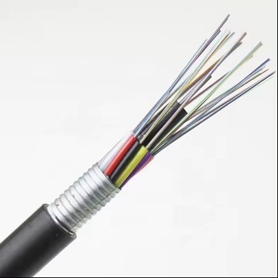 Cáp dưới lòng đất ngoài trời GYTA 144 Cáp quang sợi lõi ống lỏng