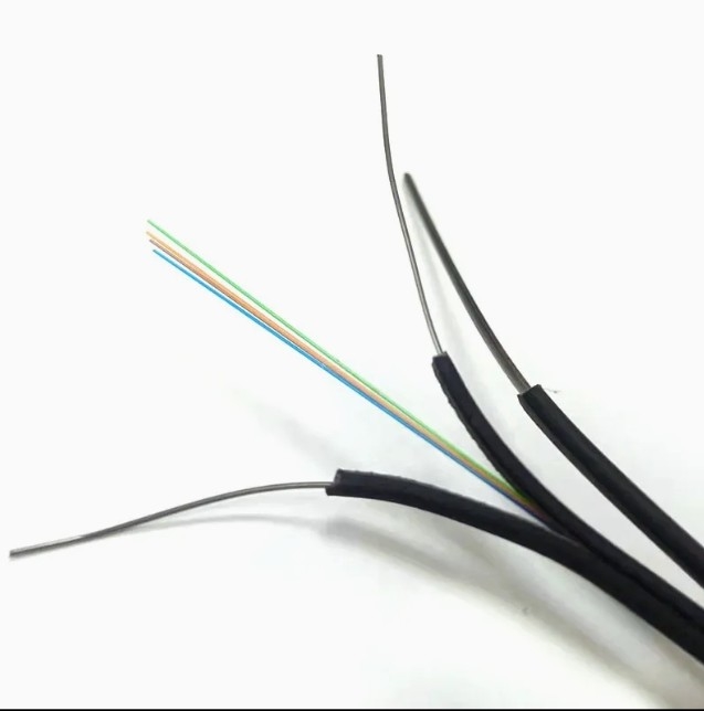 Hình cung tự hỗ trợ FTTH Drop Cable 4 Core cho giao tiếp điện thoại