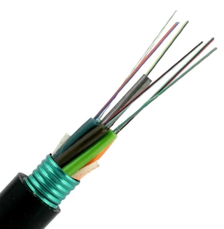 Cáp quang thép giáp ngoài trời GYTS 2-144f Loose Tube Stranded Type