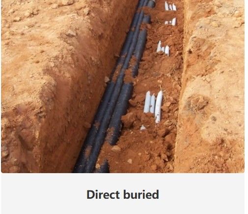 Đường cáp quang vỏ PE chôn trực tiếp GYTA53 12,2-19,7mm đường kính cho yêu cầu của khách hàng