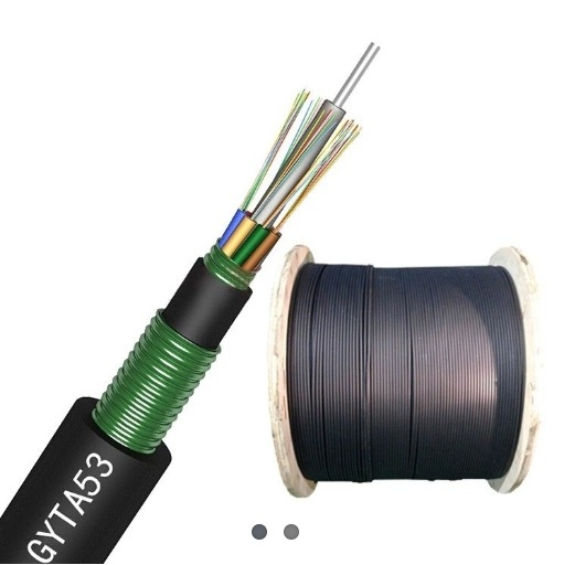 Cáp quang sợi chôn trực tiếp cho các ứng dụng chôn trực tiếp -20- 70 °C Cấu trúc SZ ống lỏng