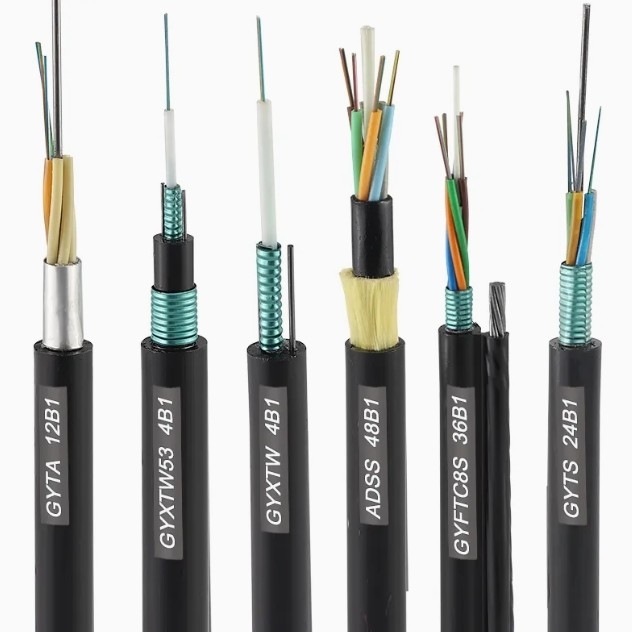 PBT bền cao ống lỏng sợi dây GYTA53 với thiết kế chôn cất và vật liệu bọc thép hợp kim nhôm