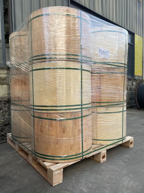 Cáp quang bọc thép ngoài trời 48 lõi GYTZA Chống cháy