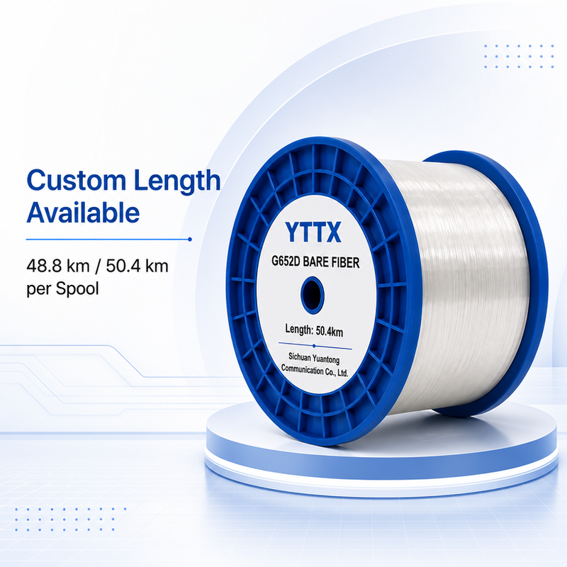 G.652D G652D 48.8km 50.4KM 60.4km mỗi cuộn thương hiệu nổi tiếng FIBERHOME ZTT YOFC HENGTONG ETC