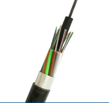 Cáp quang GYTA bọc giáp băng nhôm, bện sợi, 2-144 lõi