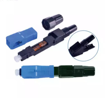 YTTX Green Field Blue Blue Field Assembly Connector quang nhanh SC APC UPC Chế độ đơn