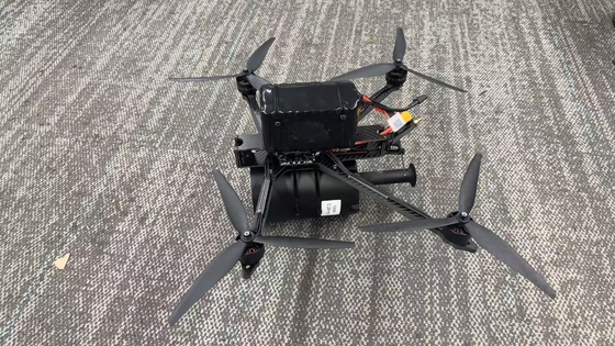 Máy bay không người lái FPV Fiber Quadcopter chuyên nghiệp, sẵn sàng bay 30km/cuộn, siêu nhẹ - Độ bền kéo cao - Dây dẫn bên trong ra bên ngoài