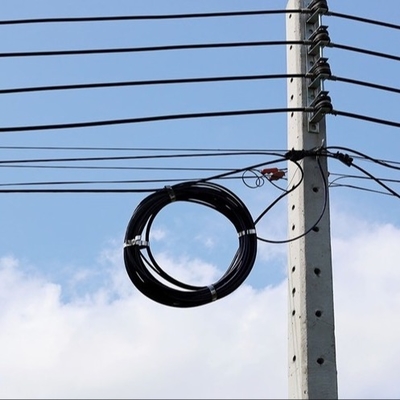 Cáp quang FTTH dây cáp quang đen, 4 lõi, dùng cho thi công viễn thông